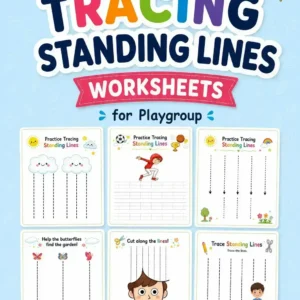 Standing Line Tracing Activities for Early Learners | Printable Worksheets