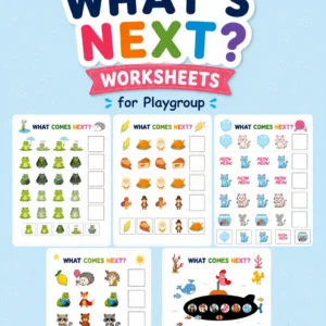 What Comes Next Pattern Worksheets for Kids