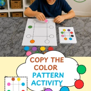 Copy the Color Pattern Printable Activity