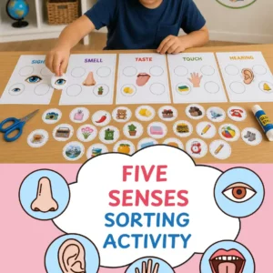 Five Senses Sorting Printable Activity