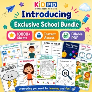 Kidpid Printable Bundle – 10,000+ Printable Worksheets & Activities