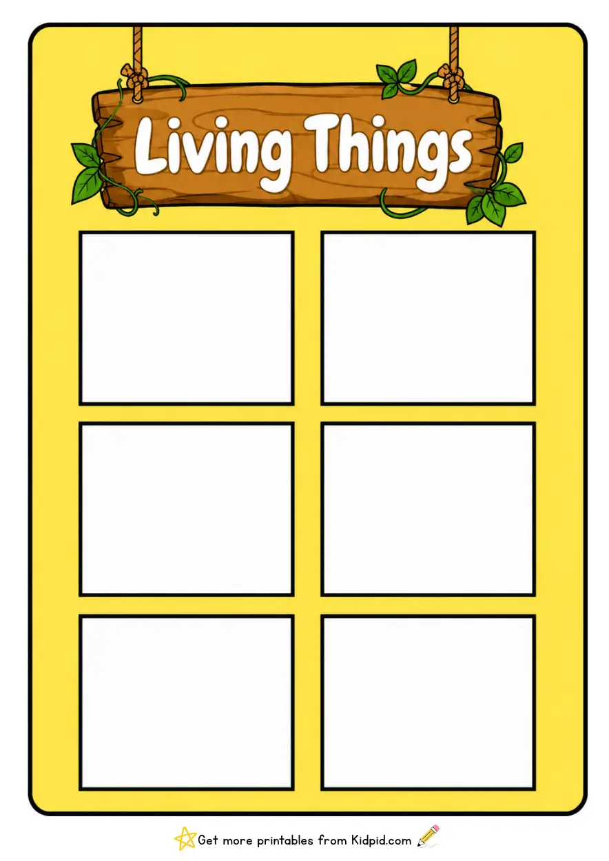 Living and Non-Living Things Sorting Printable Activity - Image 3
