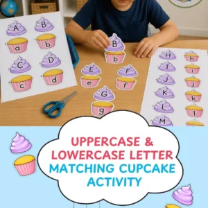 Matching Uppercase and Lowercase Letters Printable