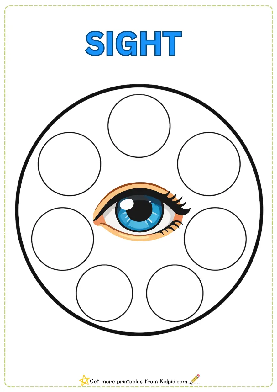 Five Senses Sorting Printable Activity