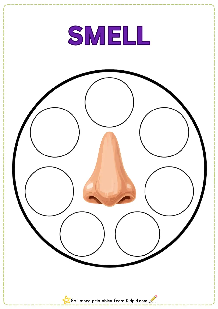 Five Senses Sorting Printable Activity