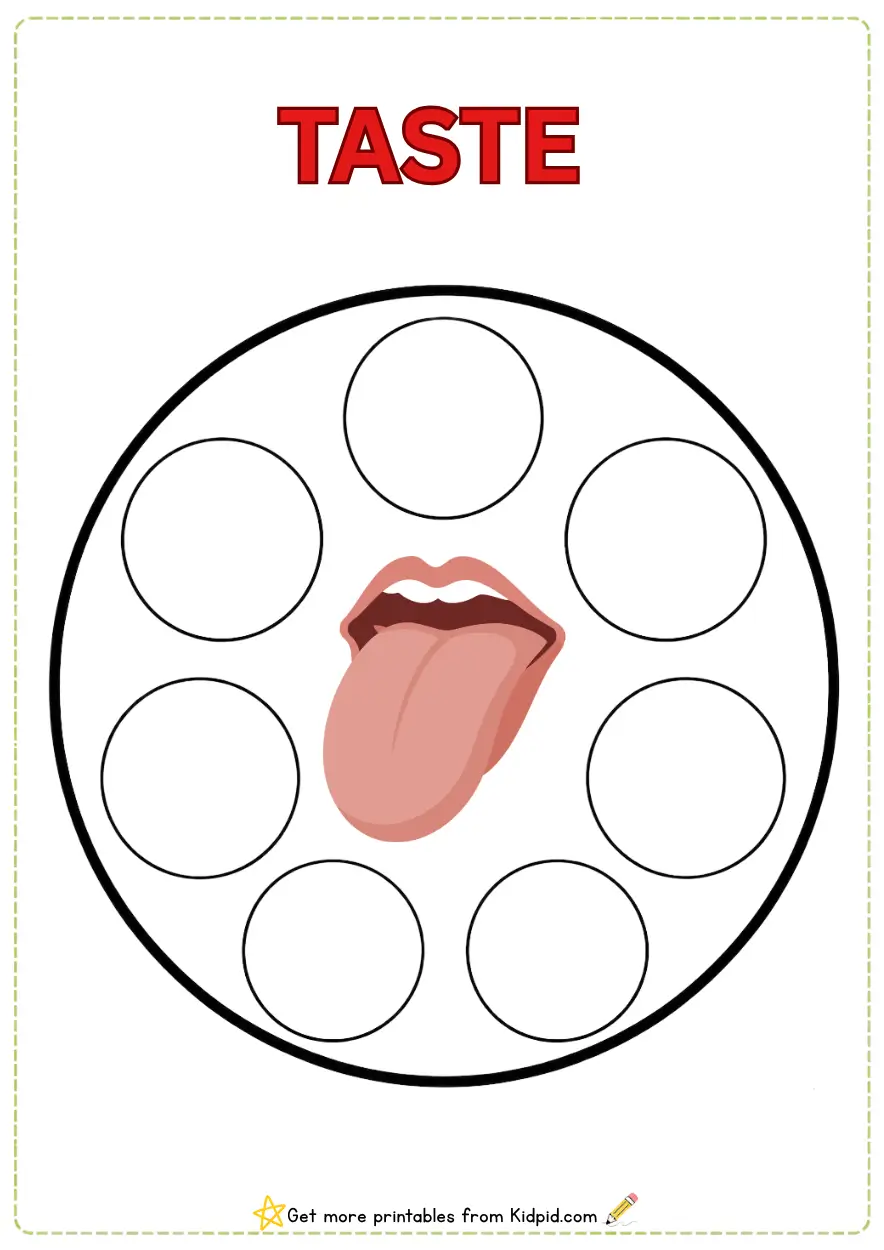 Five Senses Sorting Printable Activity