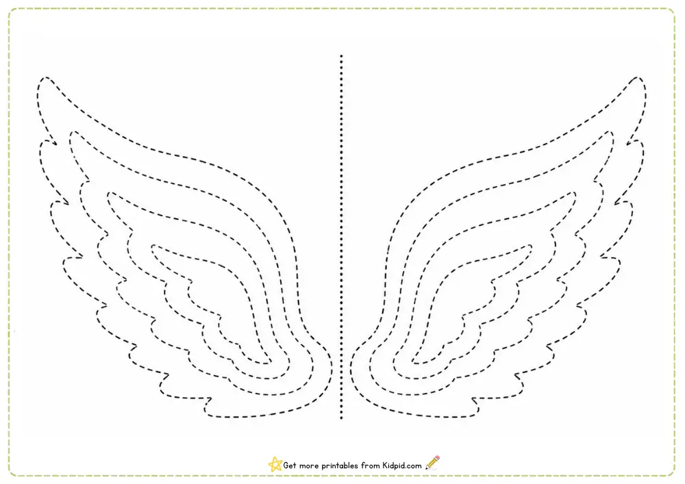 Trace with Both Hands Activity Printable