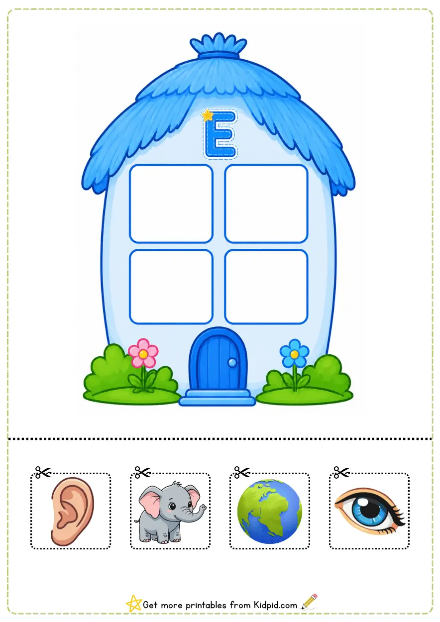 Vowels Matching Activity Printable Worksheets
