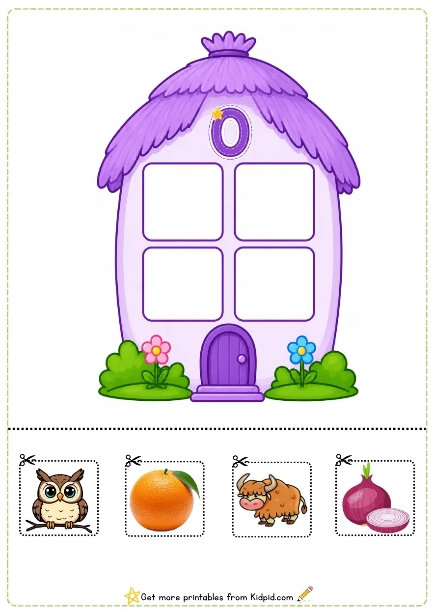 Vowels Matching Activity Printable Worksheets