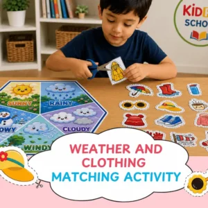 Weather and Clothing Matching Worksheets